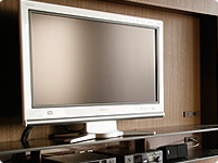 A Large LCD Television Set